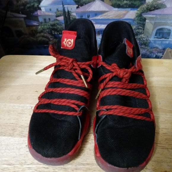 🩳🏀NIKE KEVIN DURANT SHOES👟👟🏀SIZE 5.5Y,A NICE VINTAGE GIFTING! 🎁 - Picture 10 of 10